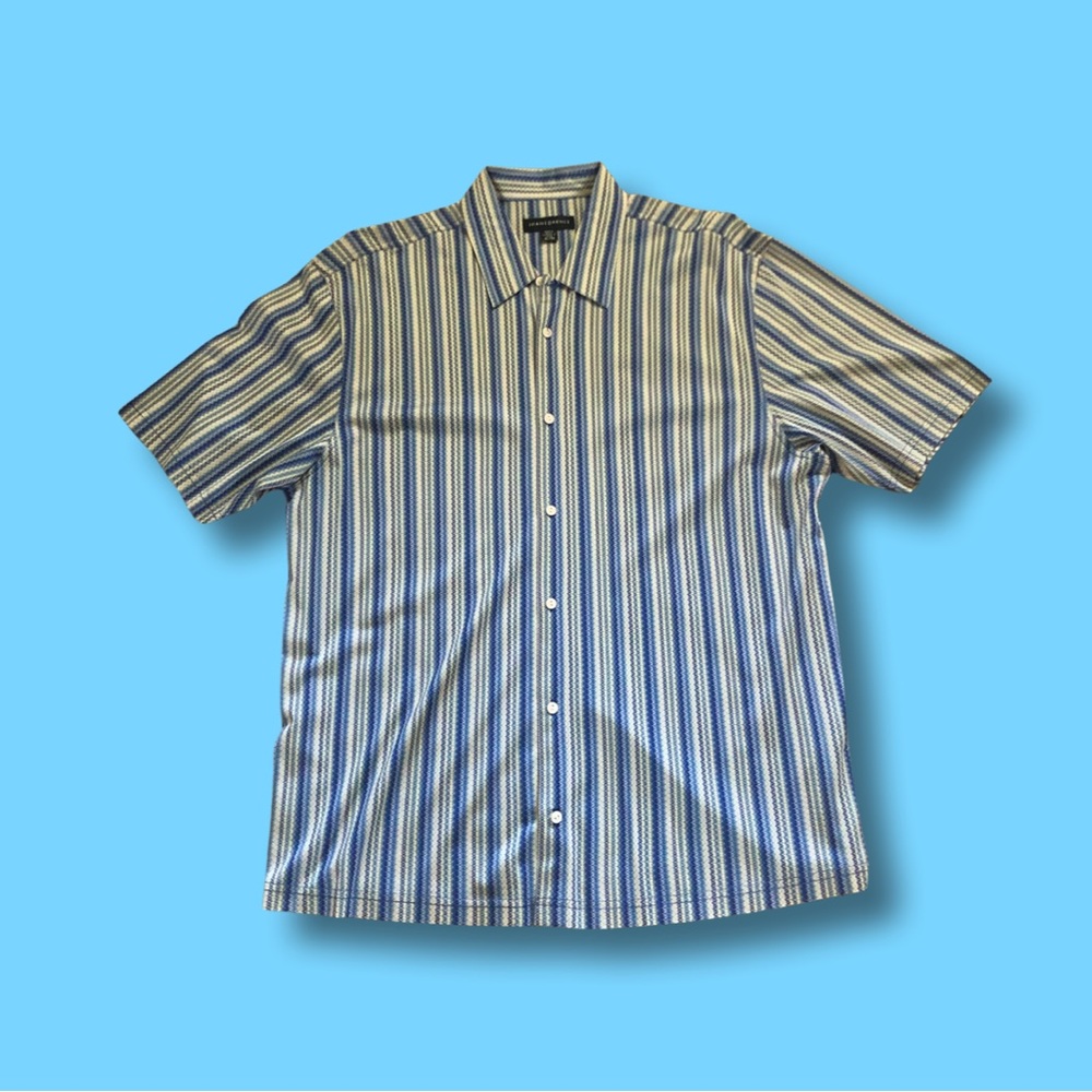 Jhane Barnes Short Sleeve Shirt size XL